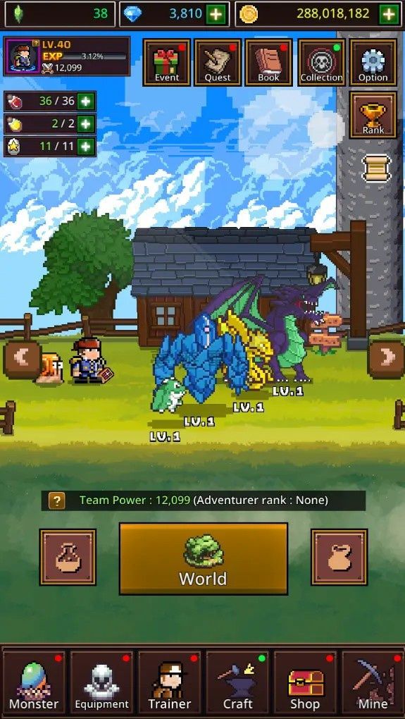 【修改版+中文】培養像素獸大師 MOD 1.3.0 免費內購