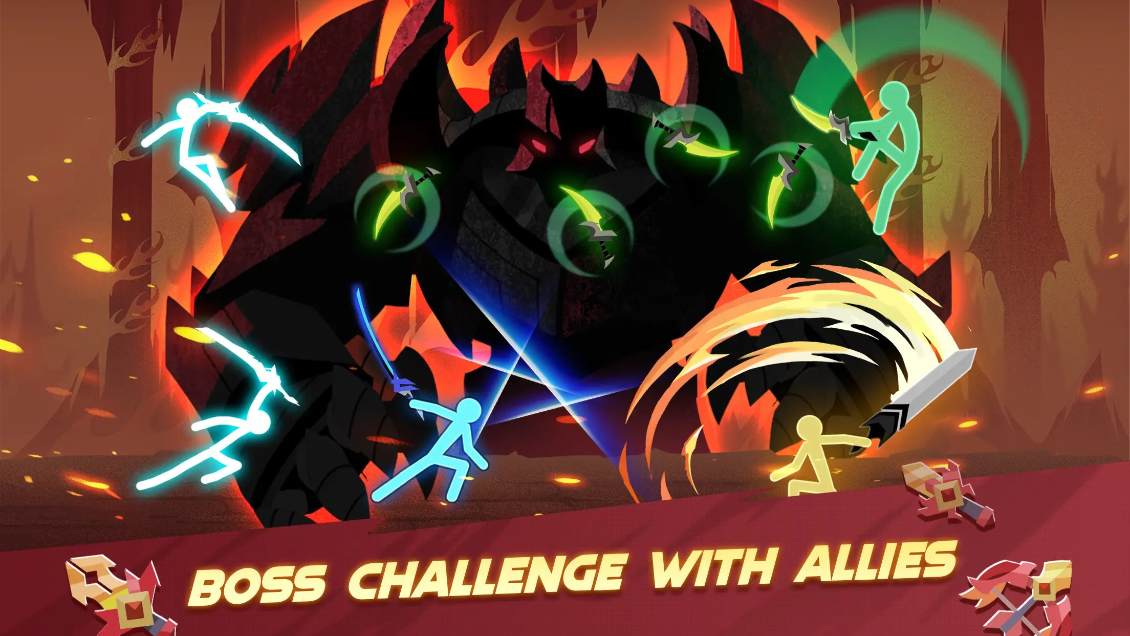 【修改版中文】【動作】火柴人大戰怪物 MOD 2.0.17 免費內購/免廣告獲得獎勵/金幣不減反加